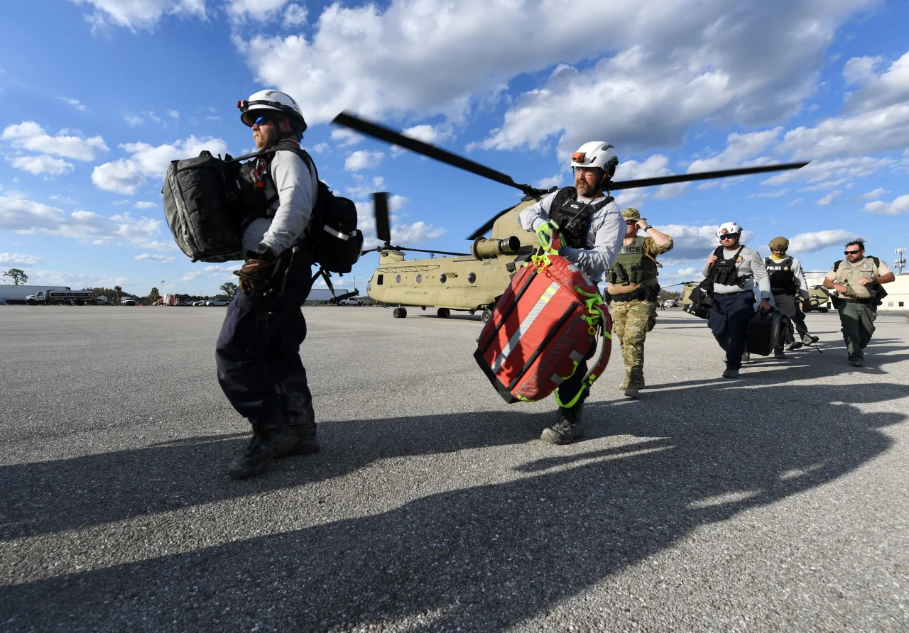 Image: FEMA Urban Search and Rescue Teams Fly to Sanibel Island