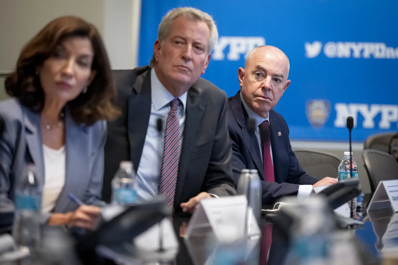 Image: DHS Secretary Alejandro Mayorkas Attends an NYPD Briefing (17)