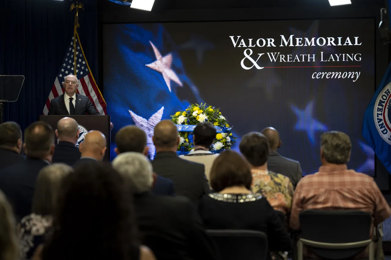 Image: DHS Secretary Alejandro Mayorkas Attends ICE Valor Memorial and Wreath Laying  (023)