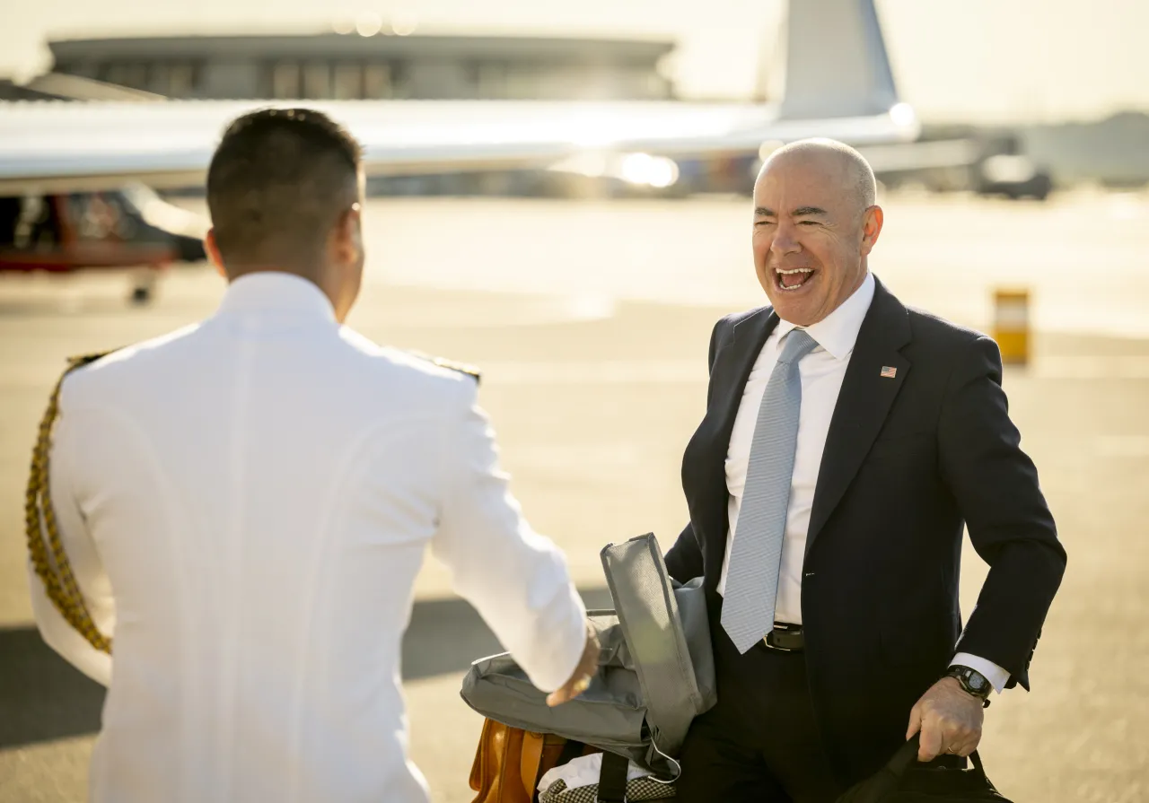 Image: DHS Secretary Alejandro Mayorkas Participates in the USCG Academy Graduation Ceremony (1)