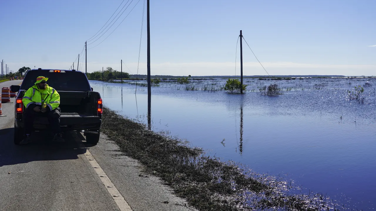 Image: Lake Harney Woods Flooded