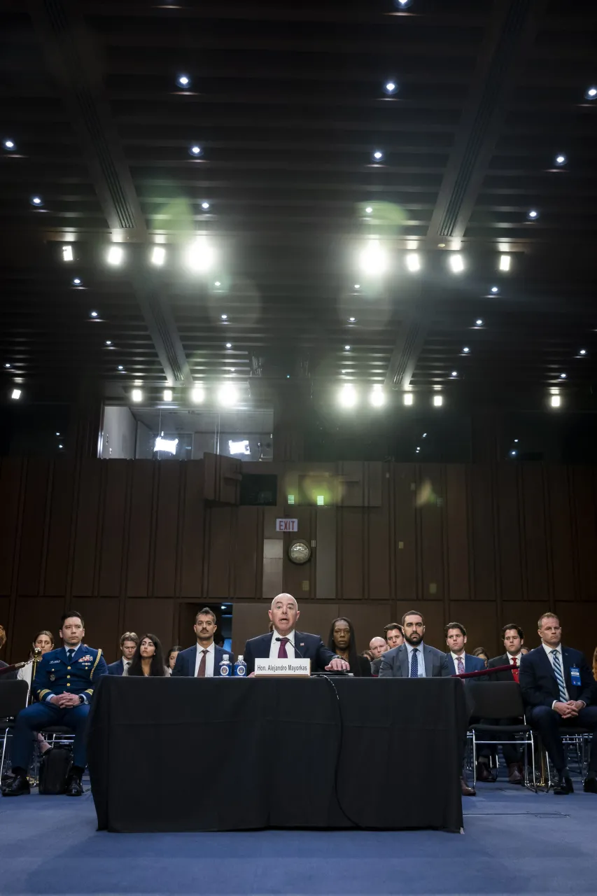 Image: DHS Secretary Alejandro Mayorkas Participates in a Senate Judiciary Committee Hearing  (013)