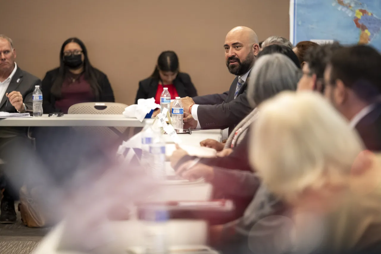 Image: DHS Secretary Alejandro Mayorkas Participates in a Worksite Enforcement Roundtable with Union Leaders  (042)