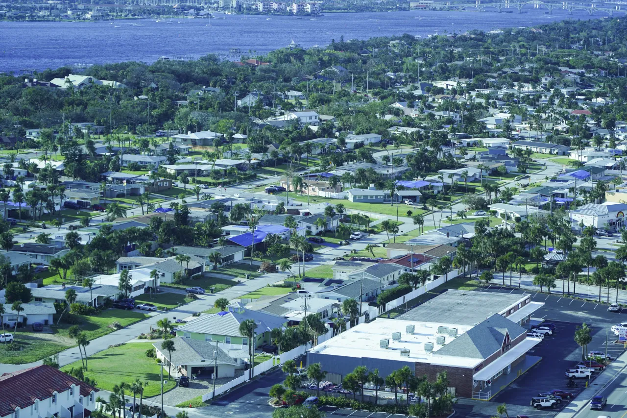 Image: Aerial View of Daytona Beach, Florida After Hurricane Ian (4)