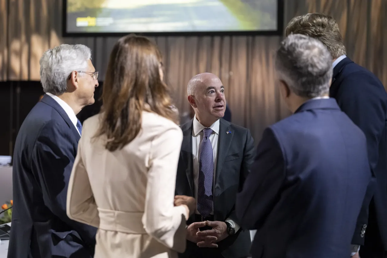 Image: DHS Secretary Alejandro Mayorkas participates in a Ministerial Meeting  (068)