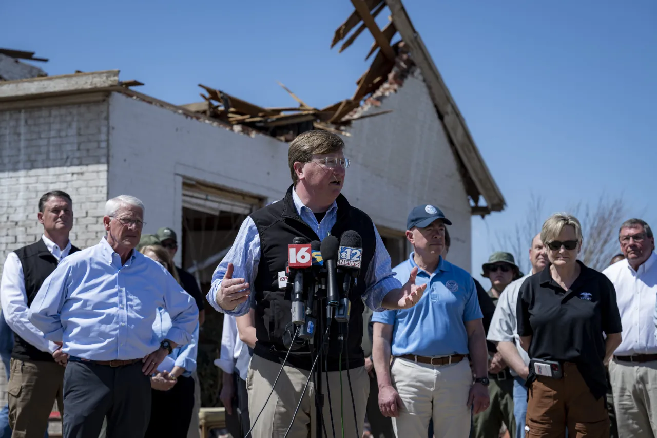 Image: DHS Secretary Alejandro Mayorkas Visits Rolling Fork, Mississippi  (060)