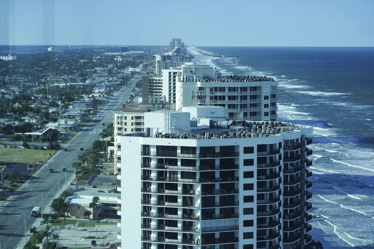 Image: Aerial View of Daytona Beach, Florida After Hurricane Ian (1)