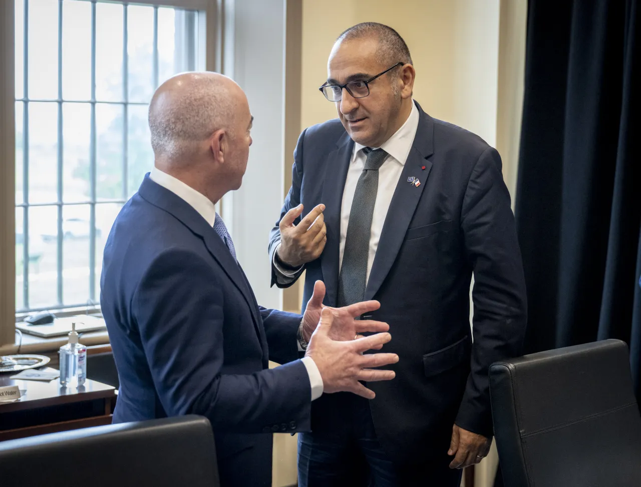 Image: DHS Secretary Alejandro Mayorkas Meets with Laurent Nuñez (19)