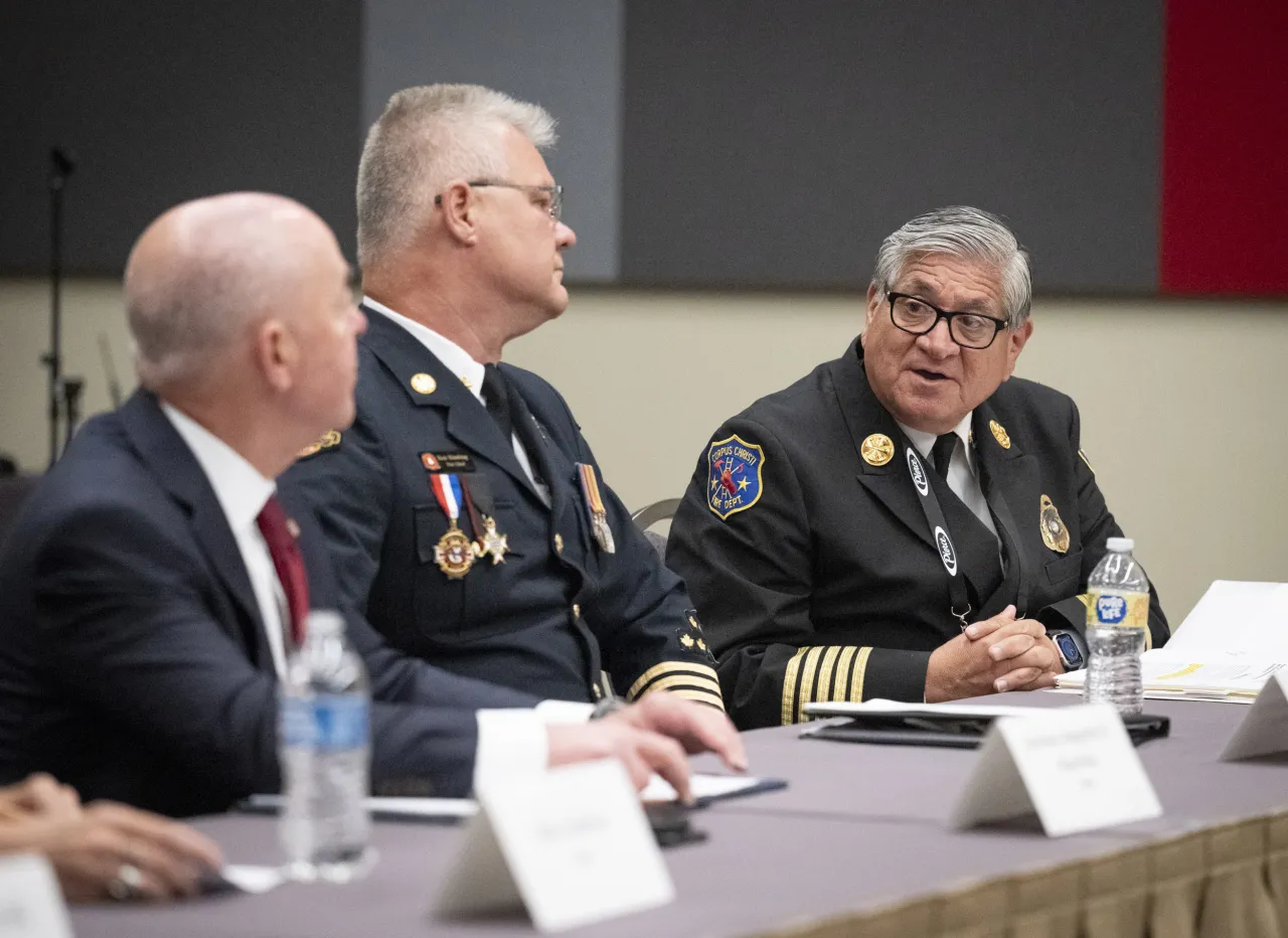 Image: DHS Secretary Alejandro Mayorkas Meets with International Association of Fire Chiefs Leadership (031)