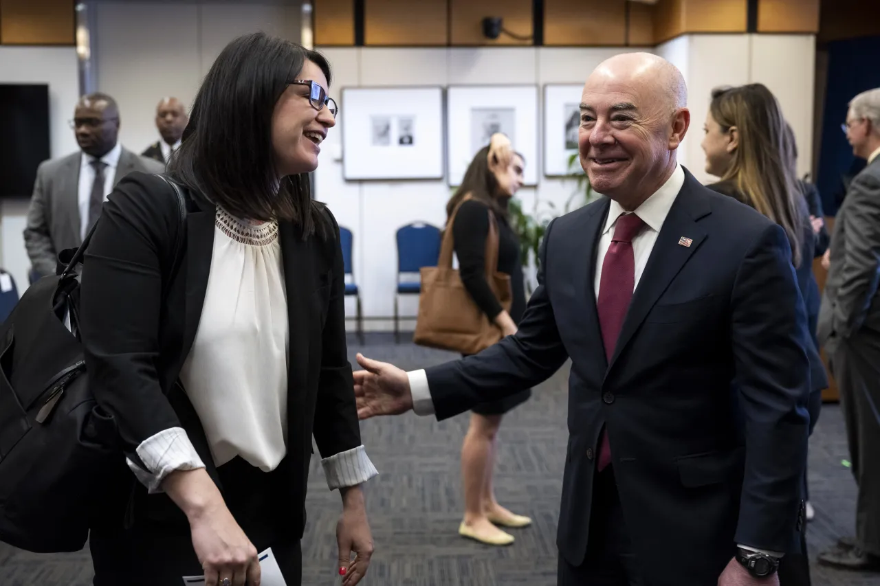 Image: DHS Secretary Alejandro Mayorkas Attends USSS Wall of Honor Ceremony  (030)