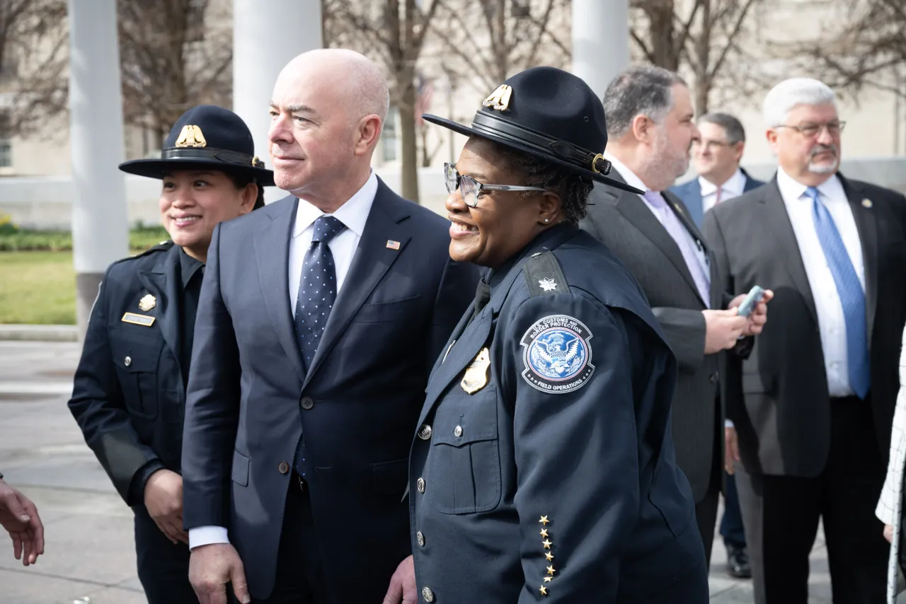 Image: DHS Secretary Alejandro Mayorkas Gives Remarks at NTEU Wreath Laying Ceremony (065)