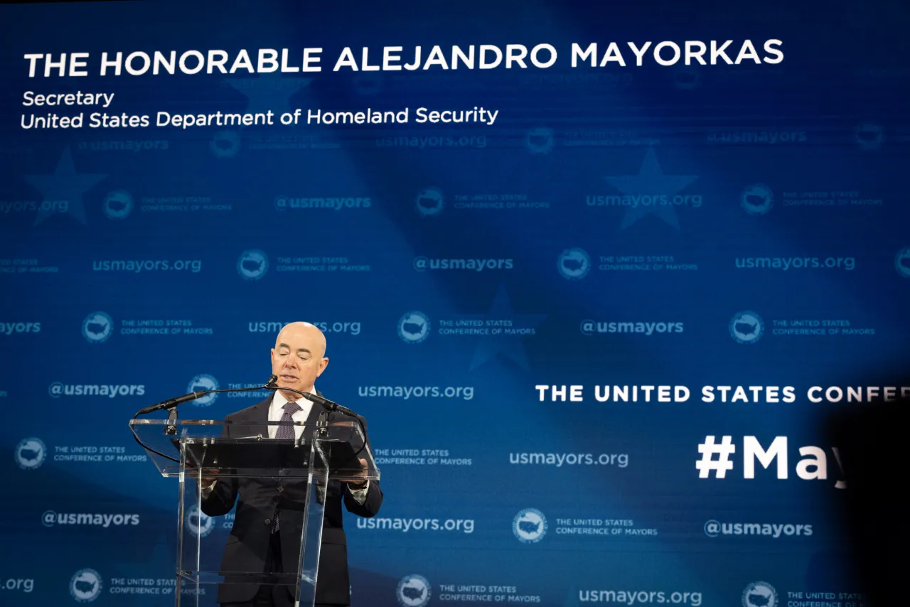 Image: DHS Secretary Alejandro Mayorkas Delivers Remarks at the United States Conference of Mayors 91st Winter Meeting (015)