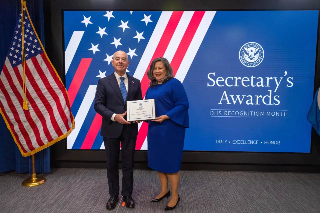 Image: Secretary's Innovation Award, Lorraine C. Castillo