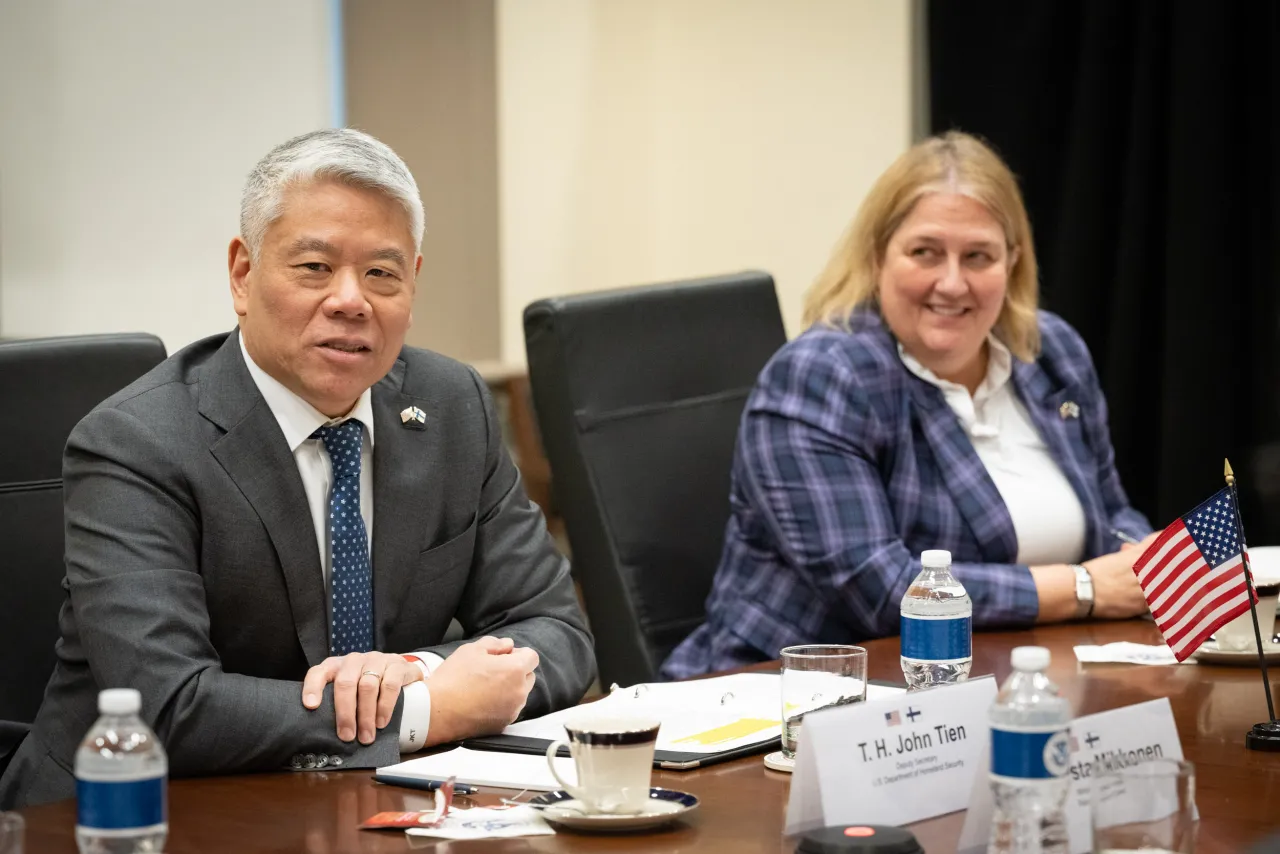 Image: DHS Deputy Secretary John Tien Meets with Minister of Interior of Finland (004)