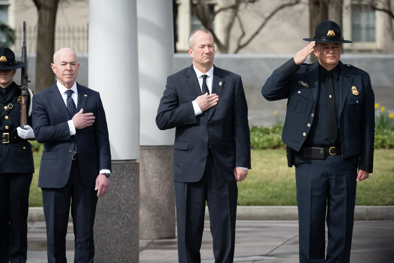 Image: DHS Secretary Alejandro Mayorkas Gives Remarks at NTEU Wreath Laying Ceremony (059)