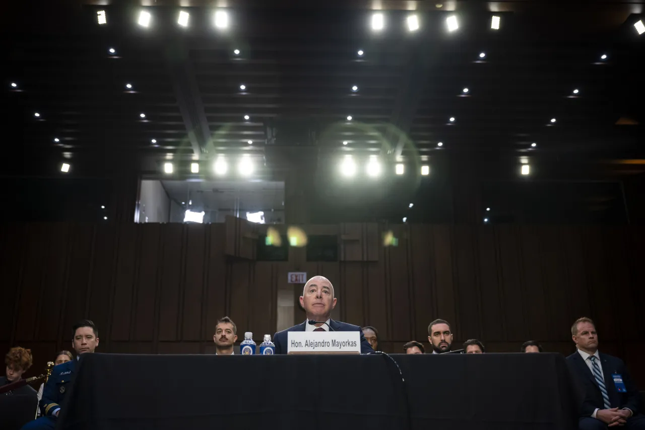 Image: DHS Secretary Alejandro Mayorkas Participates in a Senate Judiciary Committee Hearing  (021)