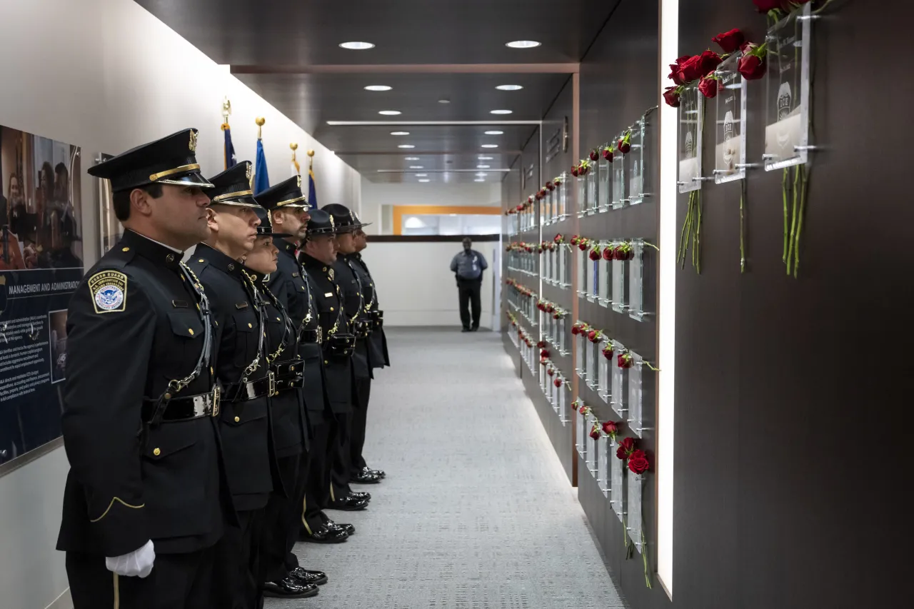 Image: DHS Secretary Alejandro Mayorkas Attends ICE Valor Memorial and Wreath Laying  (050)