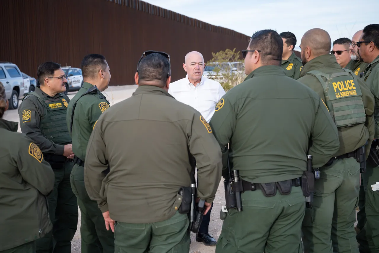 Image: DHS Secretary Alejandro Mayorkas Participates in 60 Minute Interview (019)