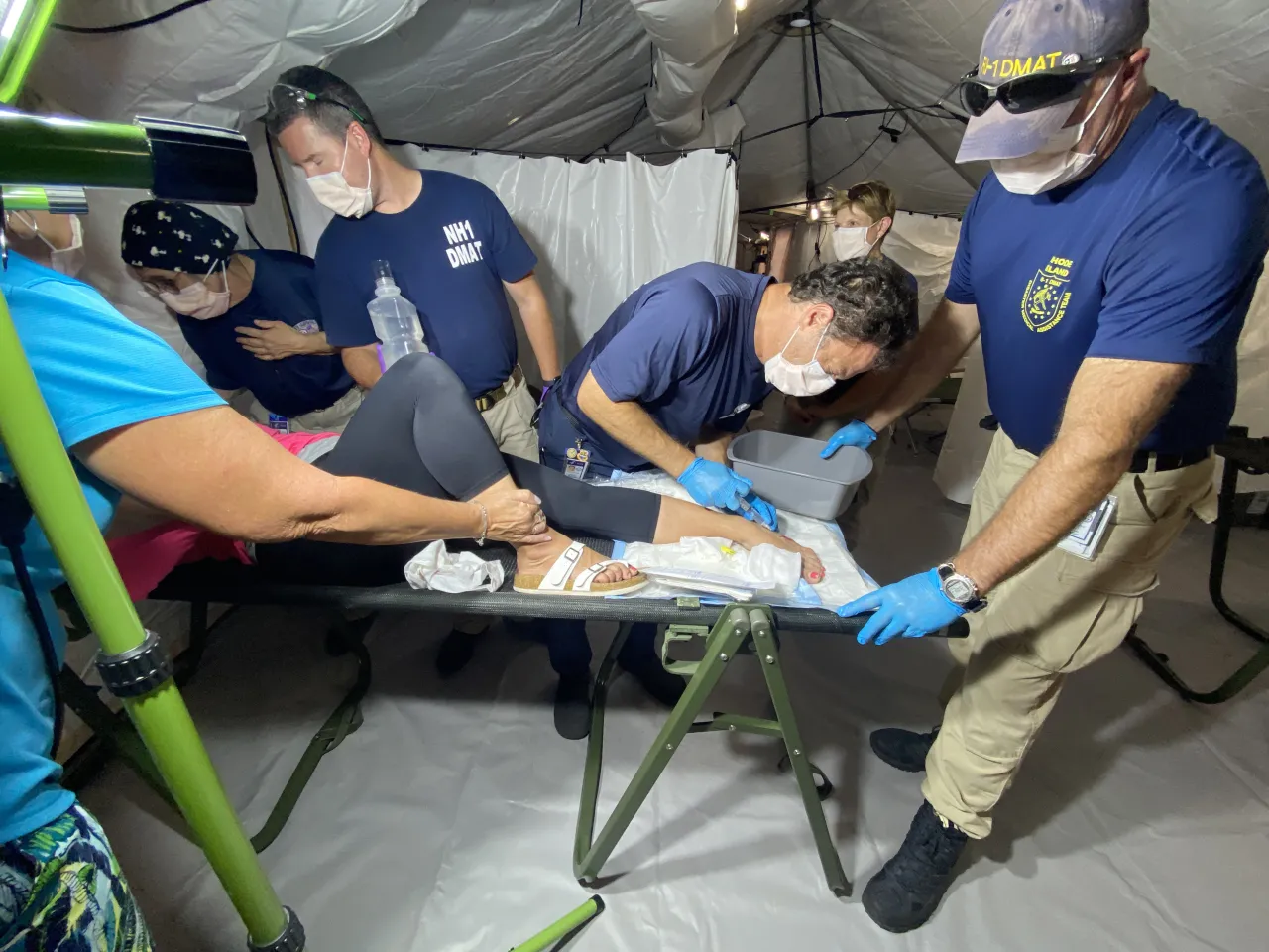 Image: Disaster Medical Assistance Teams Assist Patients Outside of The Gulf Coast Medical Center (1)