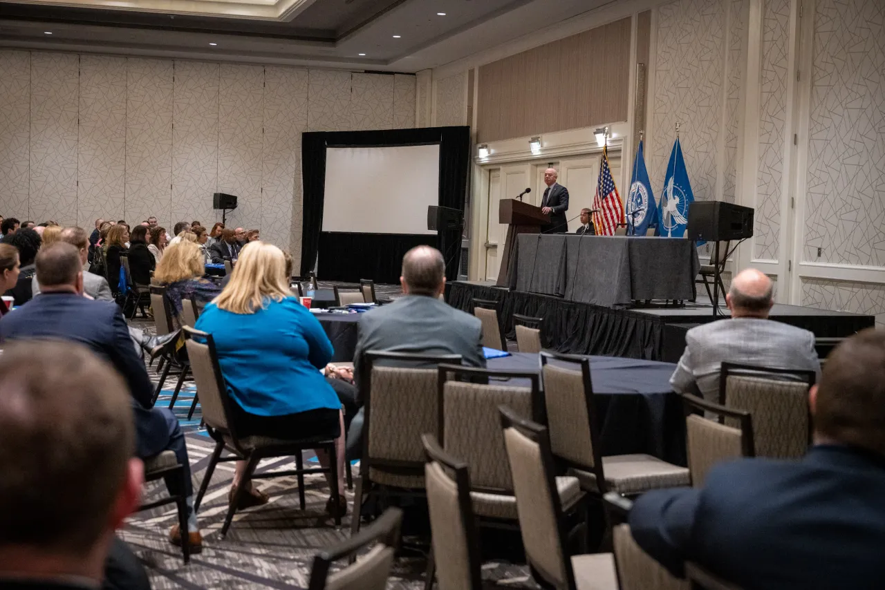 Image: DHS Secretary Alejandro Mayorkas Speaks at TSA Senior Leadership Conference (014)