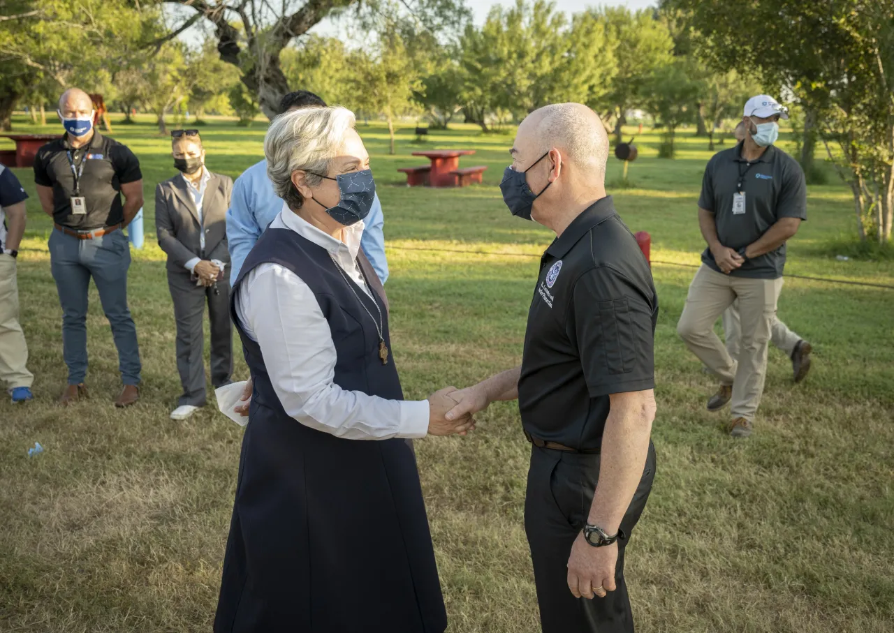 Image: DHS Secretary Alejandro Mayorkas Meets with Sister Norma (1)