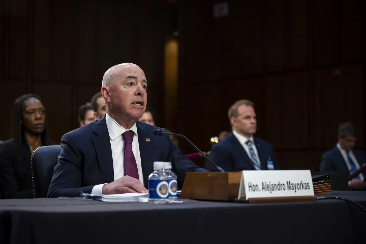 Image: DHS Secretary Alejandro Mayorkas Participates in a Senate Judiciary Committee Hearing  (017)