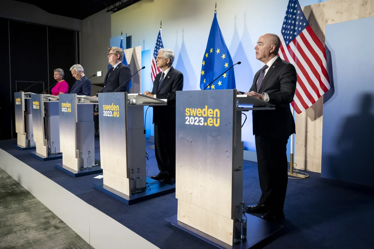 Image: DHS Secretary Alejandro Mayorkas participates in a Joint Press Conference  (120)