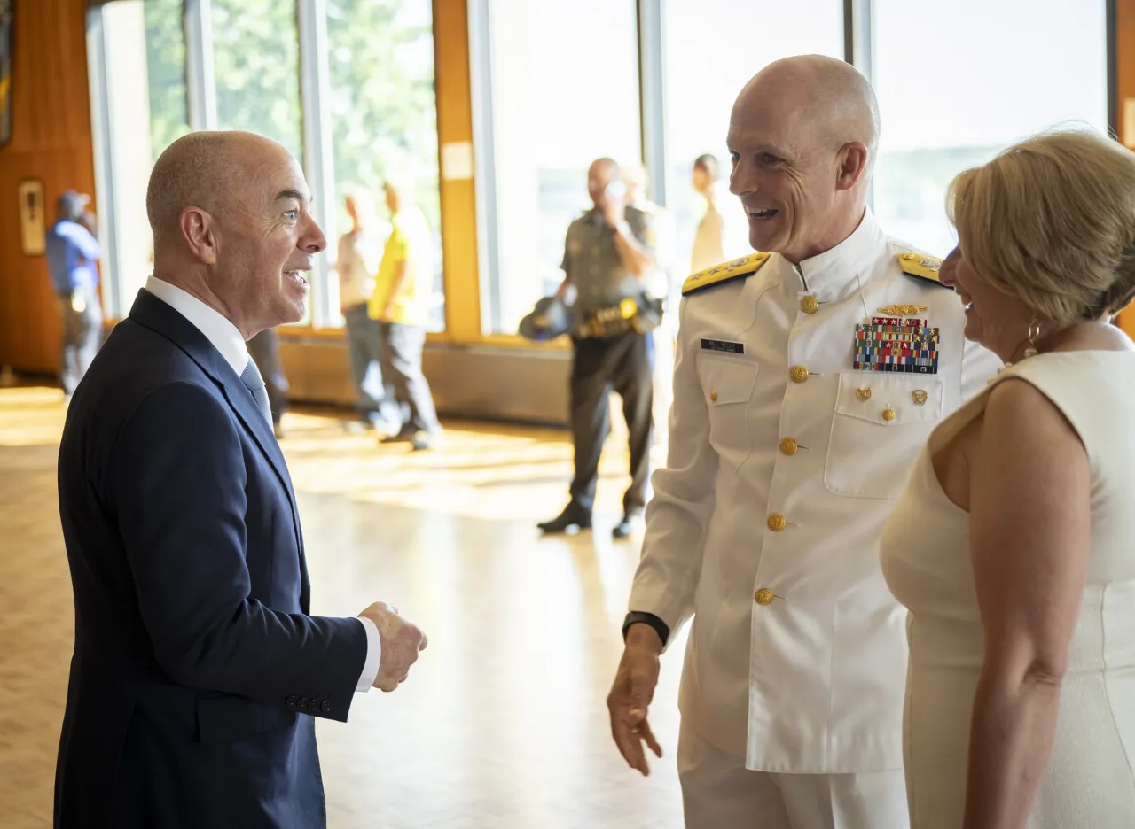 Image: DHS Secretary Alejandro Mayorkas Participates in the USCG Academy Graduation Ceremony (6)