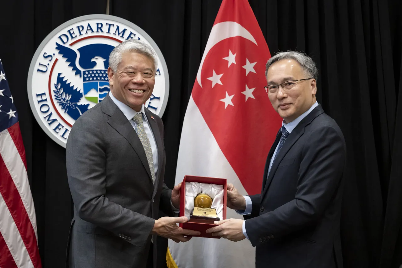 Image: DHS Deputy Secretary John Tien Participates in a Bilat with Singapore Permanent Secretary Mr. Pang Kin Keong  (008)