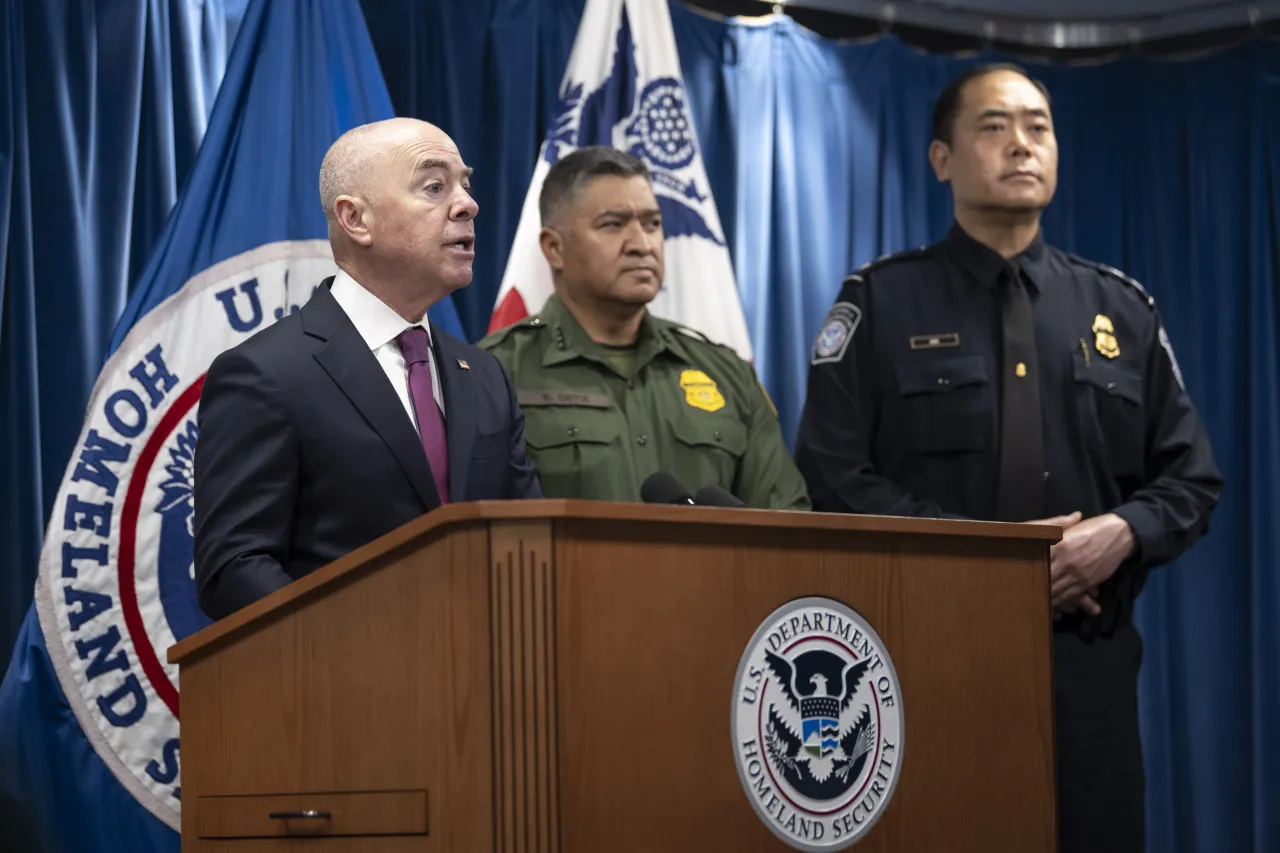 Image: DHS Secretary Alejandro Mayorkas Delivers Remarks on New Border Enforcement Measures (006)