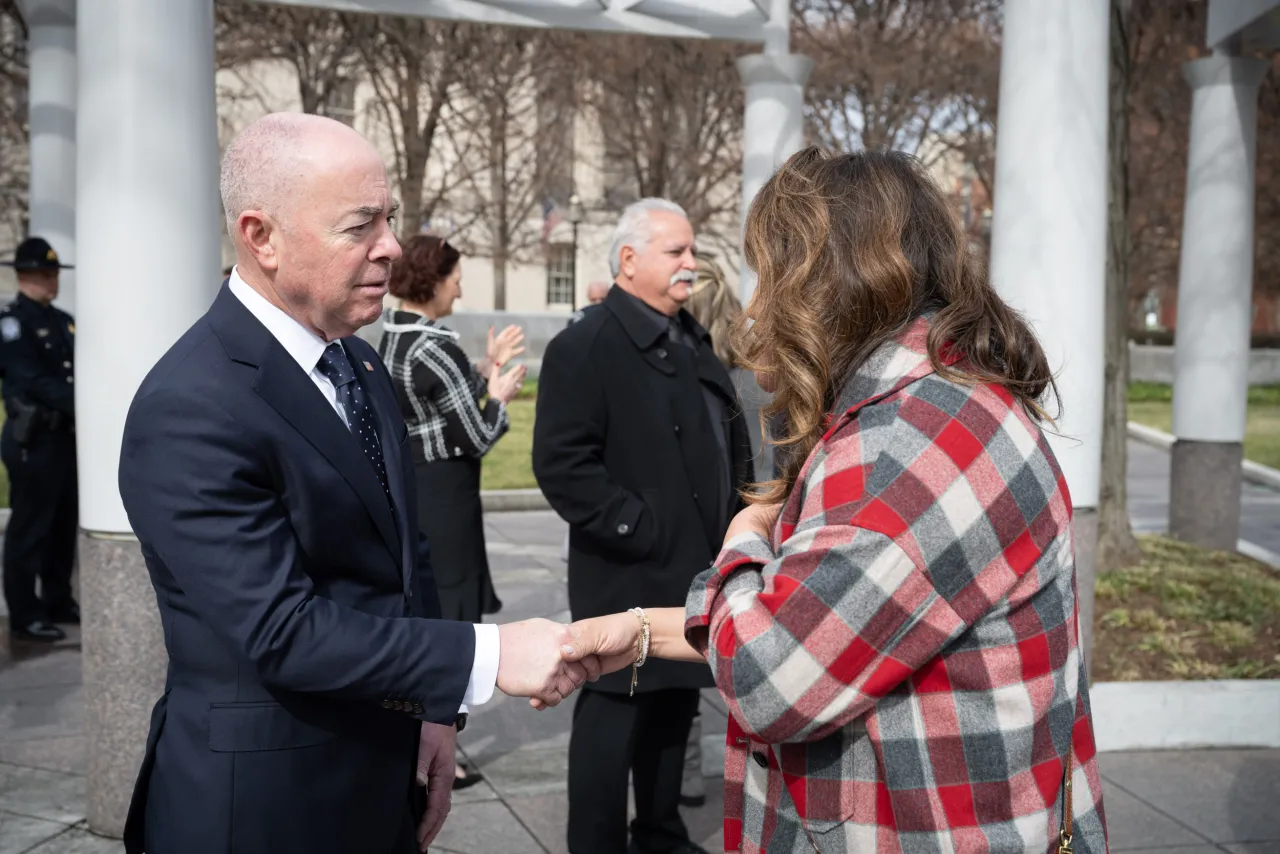 Image: DHS Secretary Alejandro Mayorkas Gives Remarks at NTEU Wreath Laying Ceremony (071)