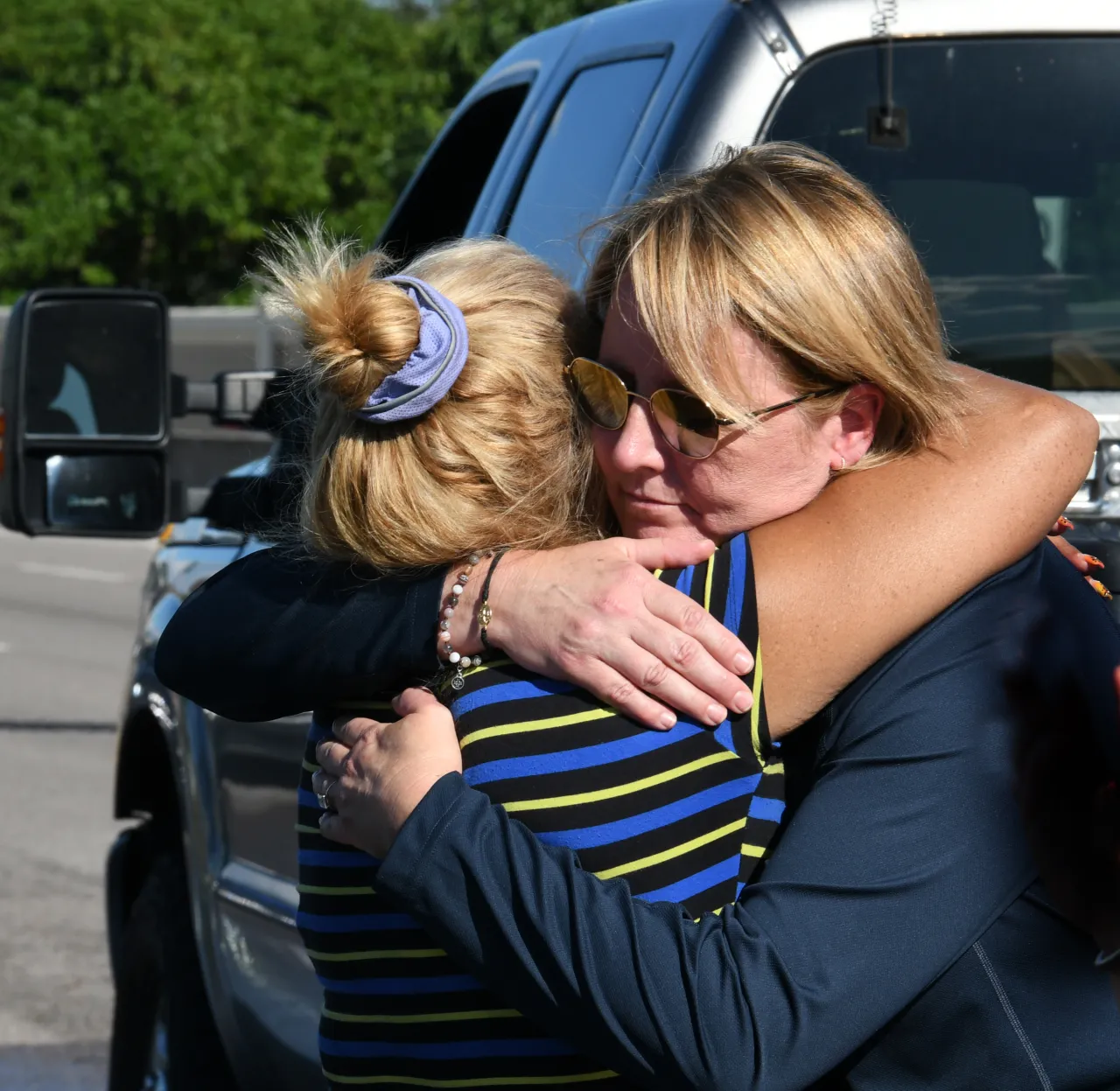Image: FEMA Administrator Greeting a Hurricane Ian Survivor