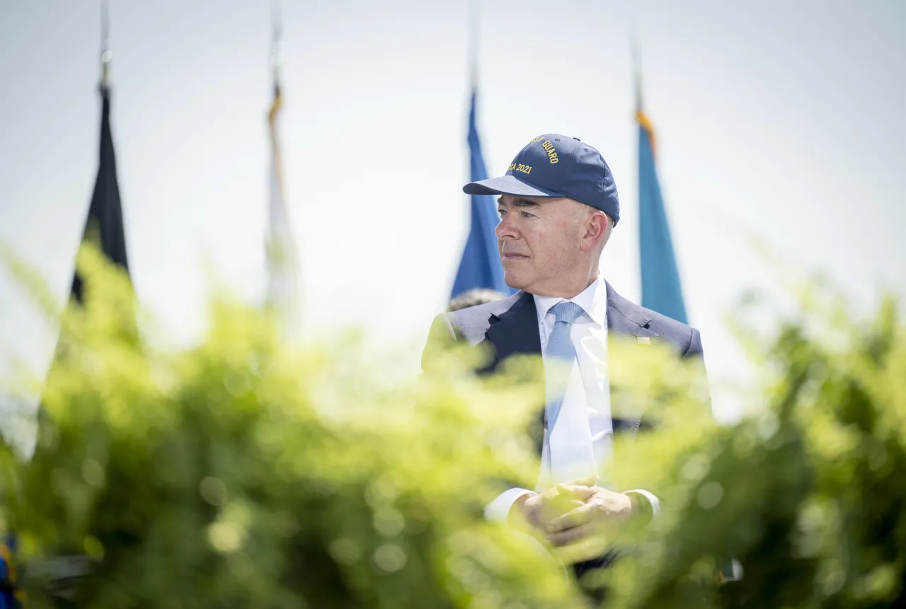 Image: DHS Secretary Alejandro Mayorkas Participates in the USCG Academy Graduation Ceremony (40)