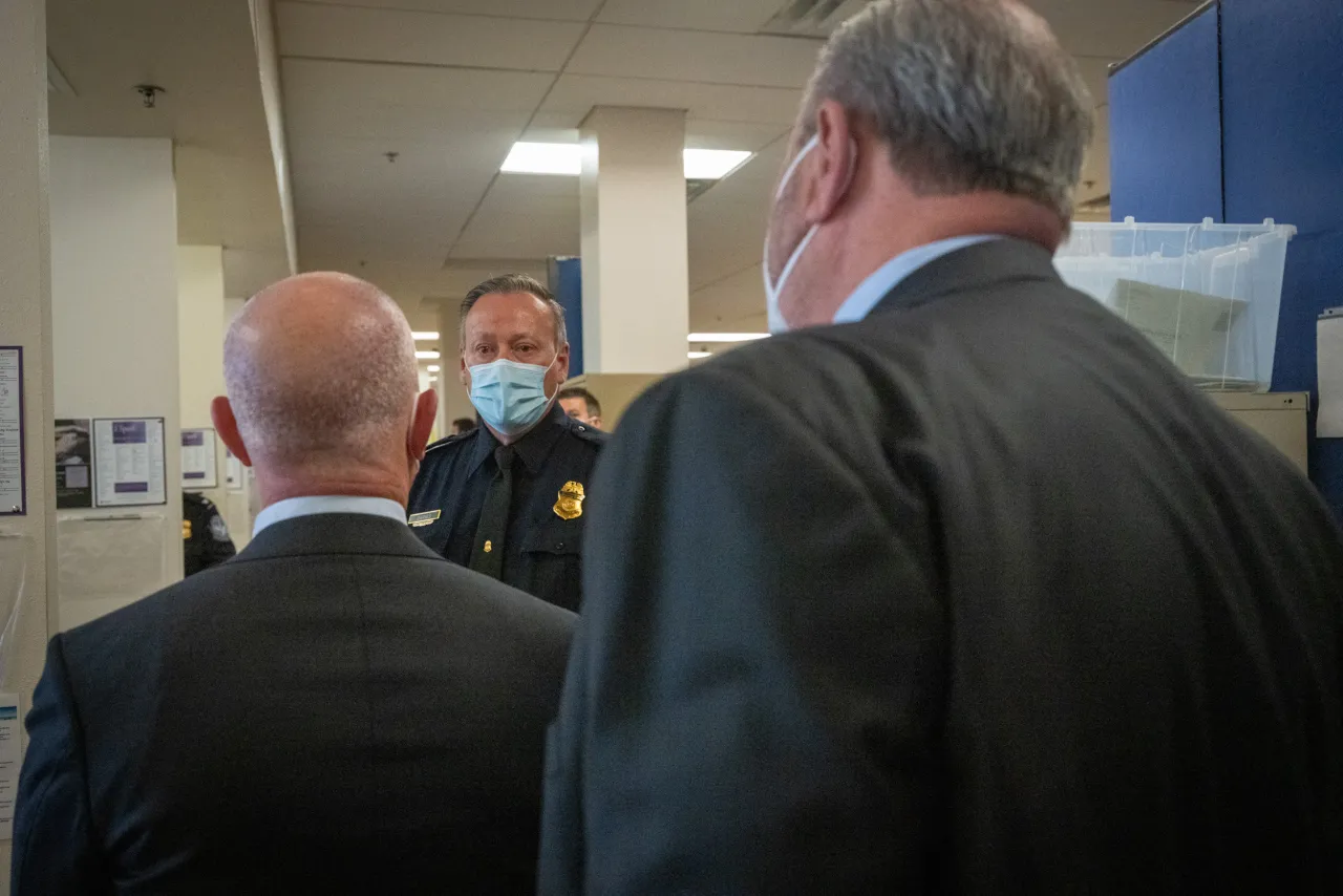 Image: DHS Secretary Alejandro Mayorkas Visits Paso Del Norte Port of Entry (034)