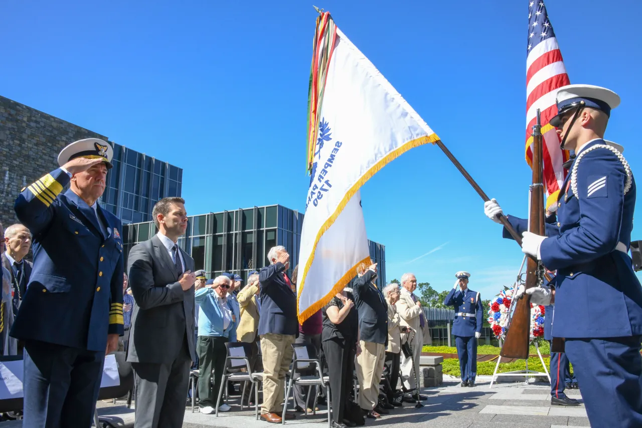 Image: Acting Secretary Kevin McAleenan Attends Coast Guard Memorial Day Event (3)