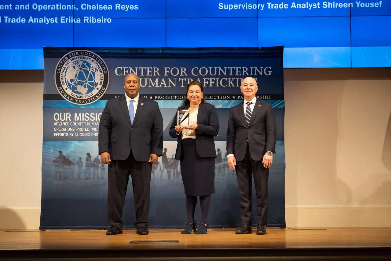 Image: DHS Secretary Alejandro Mayorkas Presents DHS Awards in Countering Human Trafficking (026)