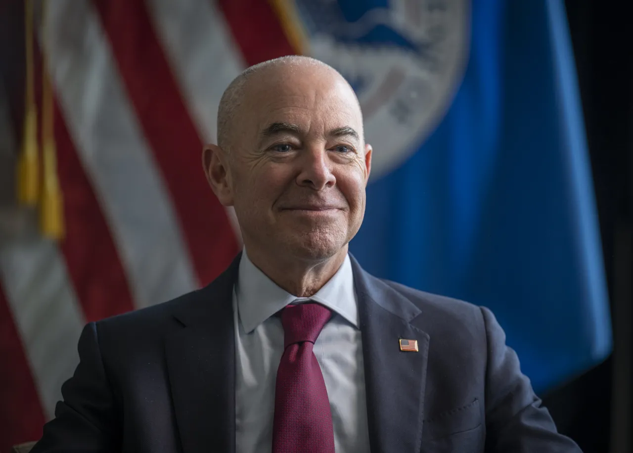 Image: DHS Secretary Alejandro Mayorkas Participates in a VICE News Interview (8)