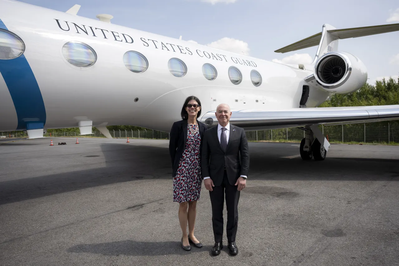 Image: DHS Secretary Alejandro Mayorkas Departs Stockholm, Sweden  (132)