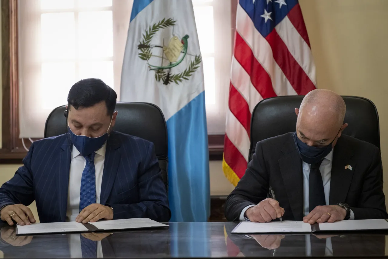 Image: DHS Secretary Alejandro Mayorkas Meets With Guatemala Minister of Government (08)