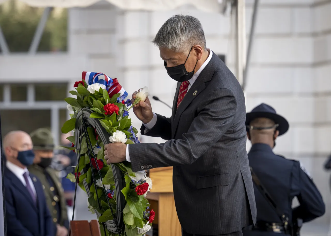 Image: DHS Secretary Alejandro Mayorkas Attends CBP Valor Memorial (61)