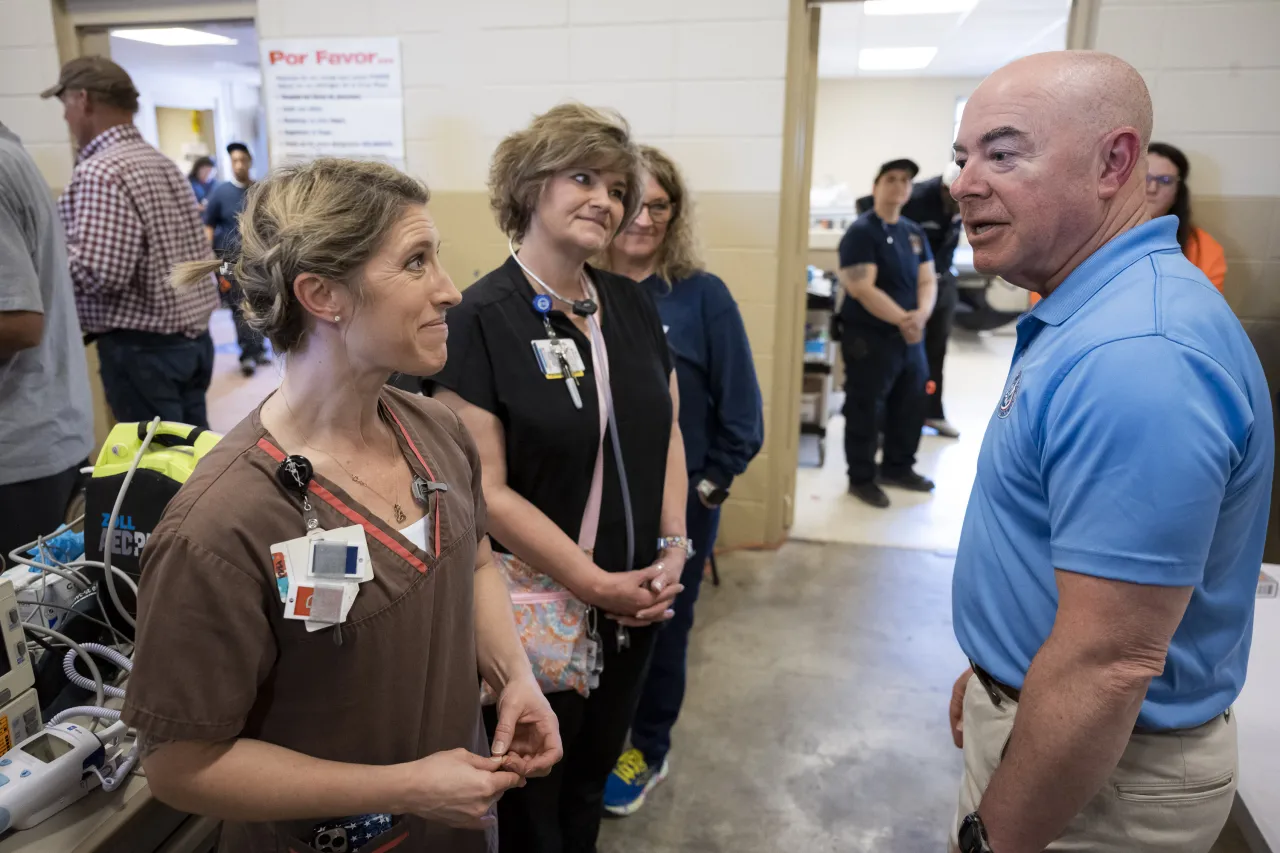 Image: DHS Secretary Alejandro Mayorkas Visits Rolling Fork, Mississippi  (111)