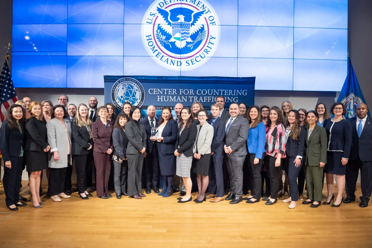 Image: DHS Secretary Alejandro Mayorkas Presents DHS Awards in Countering Human Trafficking (033)