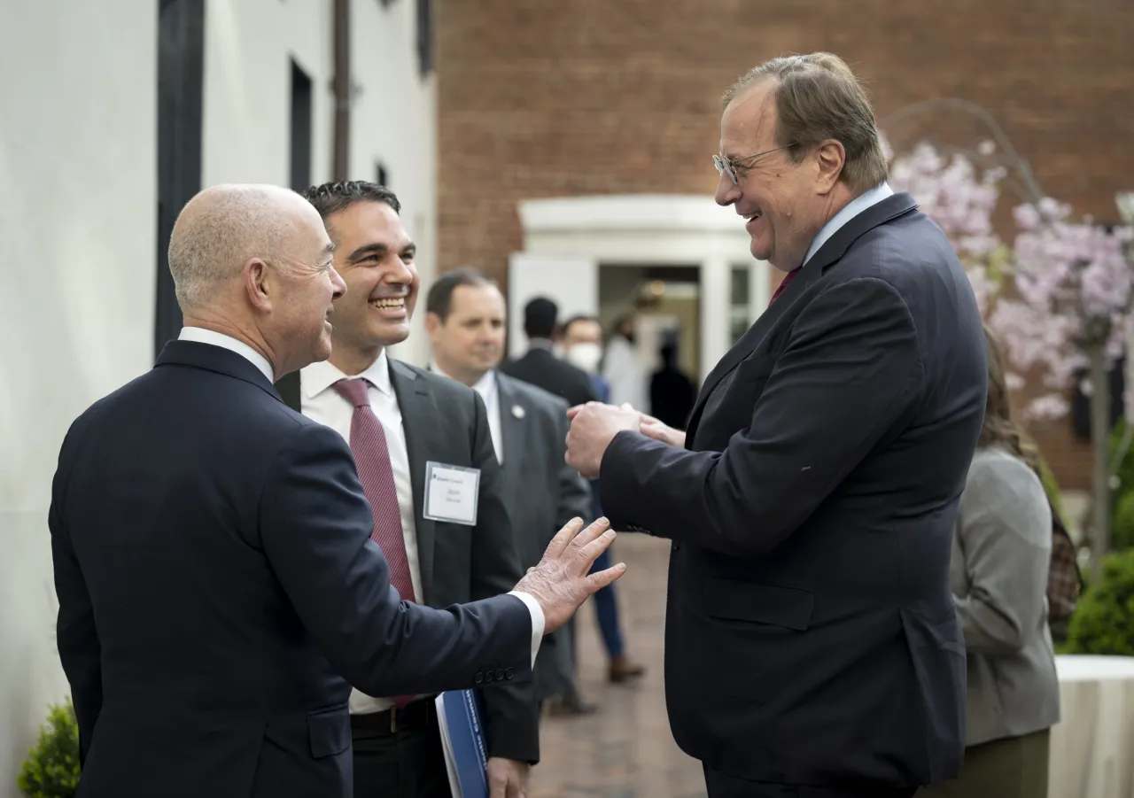 Image: DHS Secretary Alejandro Mayorkas Participates in A Salute to Adrienne Arsht-  Living Dangerously: A risk and Resilience Symposium (005)