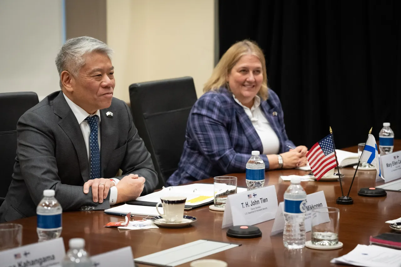 Image: DHS Deputy Secretary John Tien Meets with Minister of Interior of Finland (005)