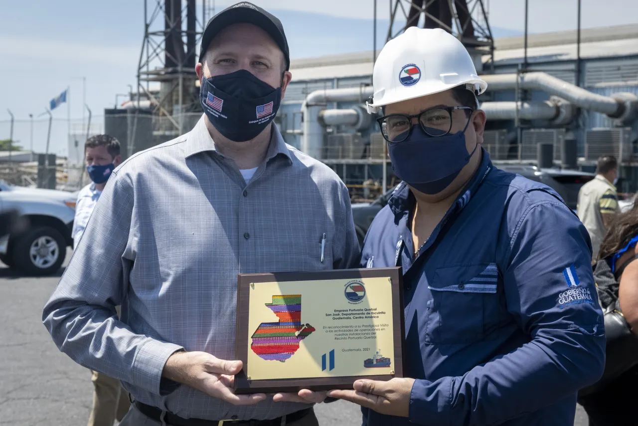 Image: Acting CBP Commissioner Troy Miller Tours Puerto Quetzal (20)