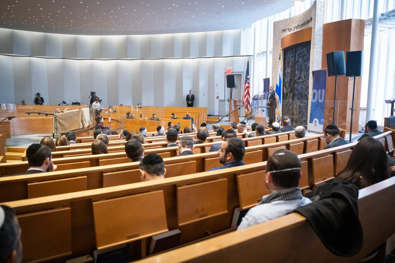 Image: DHS Secretary Alejandro Mayorkas Gives Remarks at Orthodox Union Event (014)