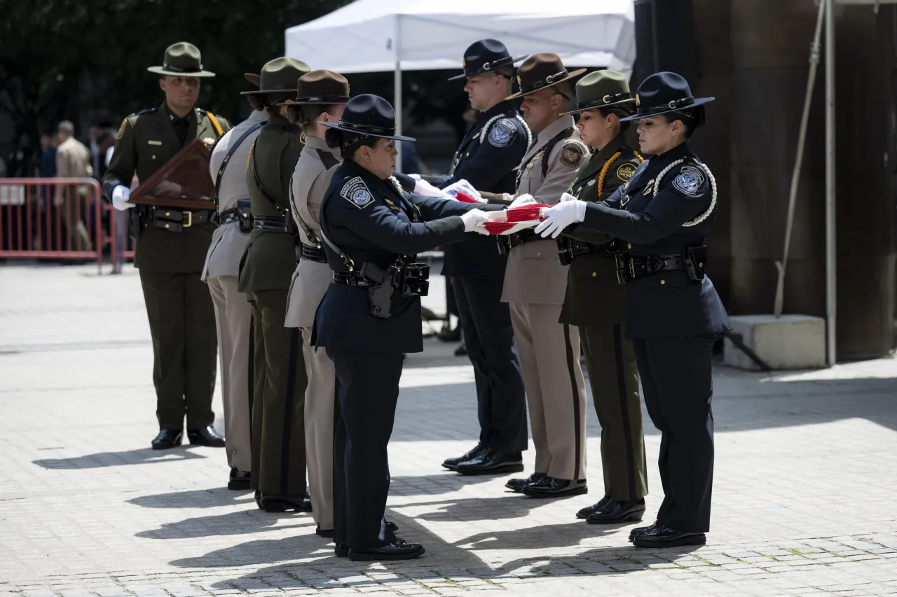 Image: DHS Secretary Alejandro Mayorkas Attends the Annual CBP Valor Memorial   (044)