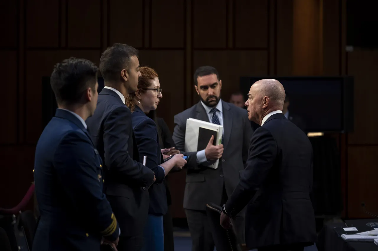 Image: DHS Secretary Alejandro Mayorkas Participates in a Senate Judiciary Committee Hearing  (030)