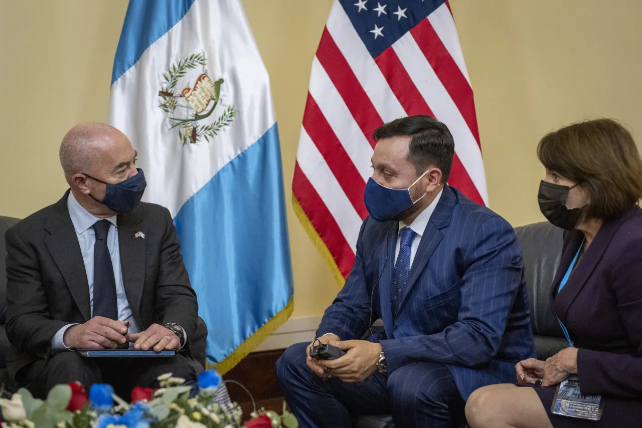 Image: DHS Secretary Alejandro Mayorkas Meets With Guatemala Minister of Government (03)