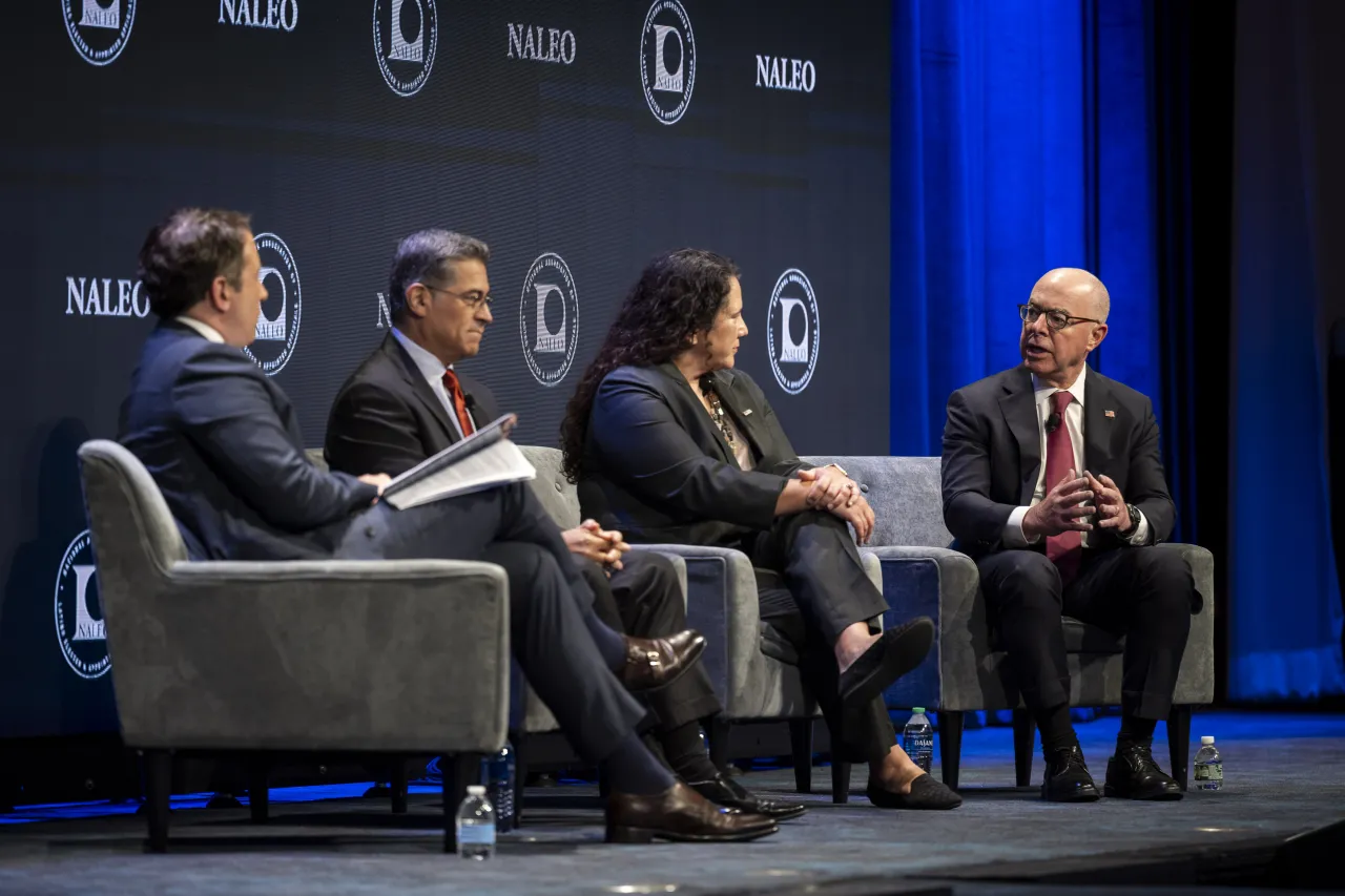 Image: DHS Secretary Alejandro Mayorkas Participates in a NALEO Panel Discussion  (032)